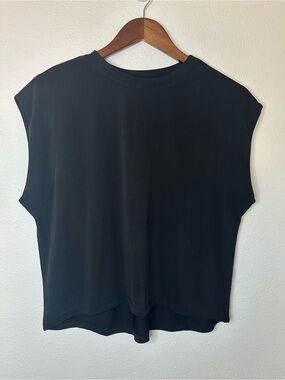 bohme Black Cap Sleeve Tank Top